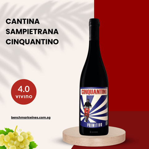 Cantina Sampietrana 'Cinquantino' Primitivo I.G.P. 2018 Puglia, 750ml - redBenchmark Wines