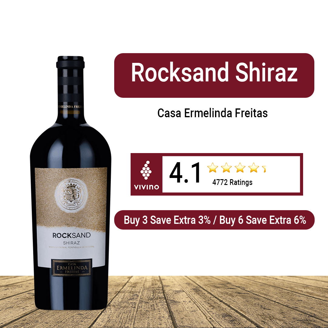 Casa Ermelinda Freitas 'Rocksand' Shiraz 2021 (Red Wine) 750ml