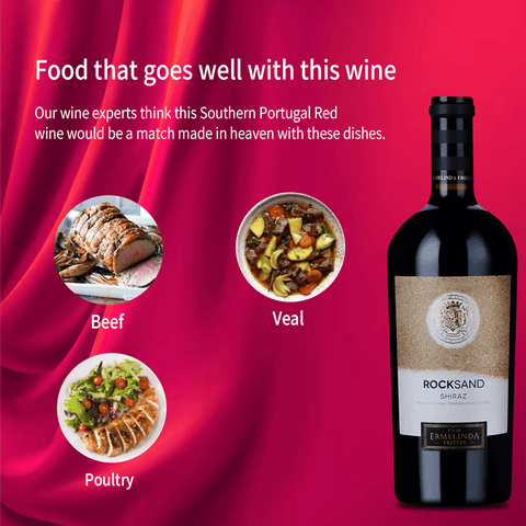 Casa Ermelinda Freitas 'Rocksand' Shiraz 2021 (Peninsula de Setubal) Red Wine, 750ml - Red WineBenchmark Wines