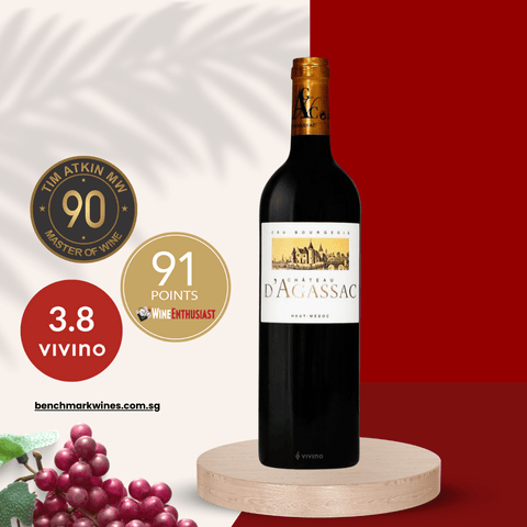 Ch. d'Agassac Haut - Medoc Cru Bourgeois 2012, 750ml - Red WineBenchmark Wines