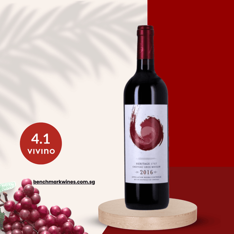 Ch. Gros Moulin 'Cuvee Heritage 1757' Cotes de Bourg Rouge 2016, 750ml - Red WineBenchmark Wines