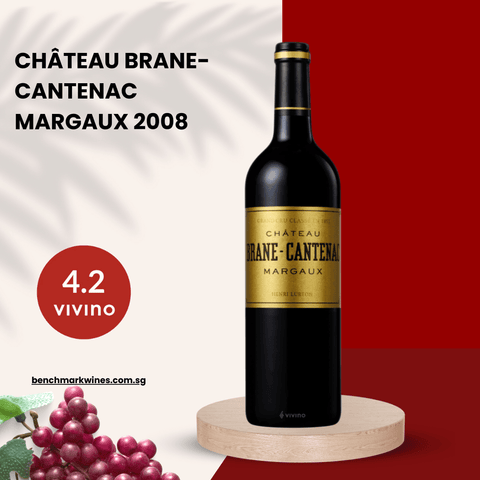Château Brane - Cantenac Margaux 2008 Bordeaux, 750ml - Red WineBenchmark Wines