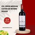 Château Gros Moulin Cotes de Bourg Rouge 2018, 750ml - Red WineBenchmark Wines