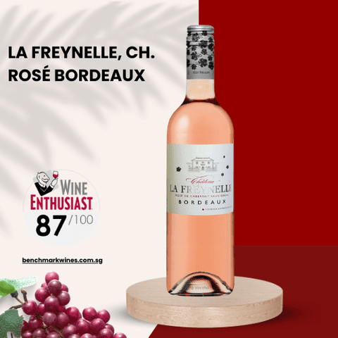 Château La Freynelle Clairet de Cabernet Sauvignon Bordeaux 2019, 750ml - Rose WineBenchmark Wines