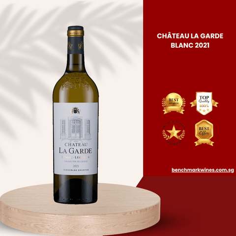 Château La Garde Blanc Graves AOC 2021, Pack of 12, 750ml Each - White WineBenchmark Wines