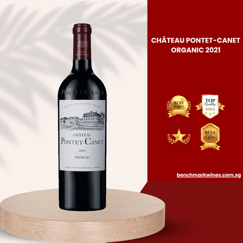 Chateau Pontet - Canet Organic 2021, 750ml - Red WineBenchmark Wines