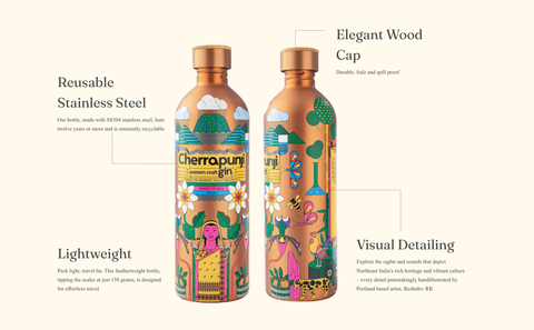 Cherrapunji Eastern Craft Gin 700ml - Benchmark WinesBenchmark Wines
