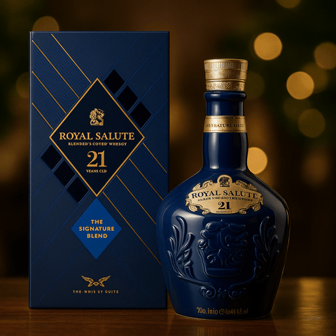 Chivas royal salute 21 years blended scotch whiskey with Gift box, 700ml - whiskeyBenchmark Wines