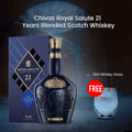 Chivas royal salute 21 years blended scotch whiskey with Gift box, 700ml - whiskeyBenchmark Wines