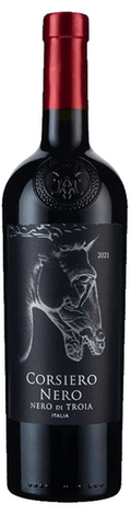 Corsiero Nero Nero di Troia VdT 2021 Puglia, 750ml - Red WineBenchmark Wines
