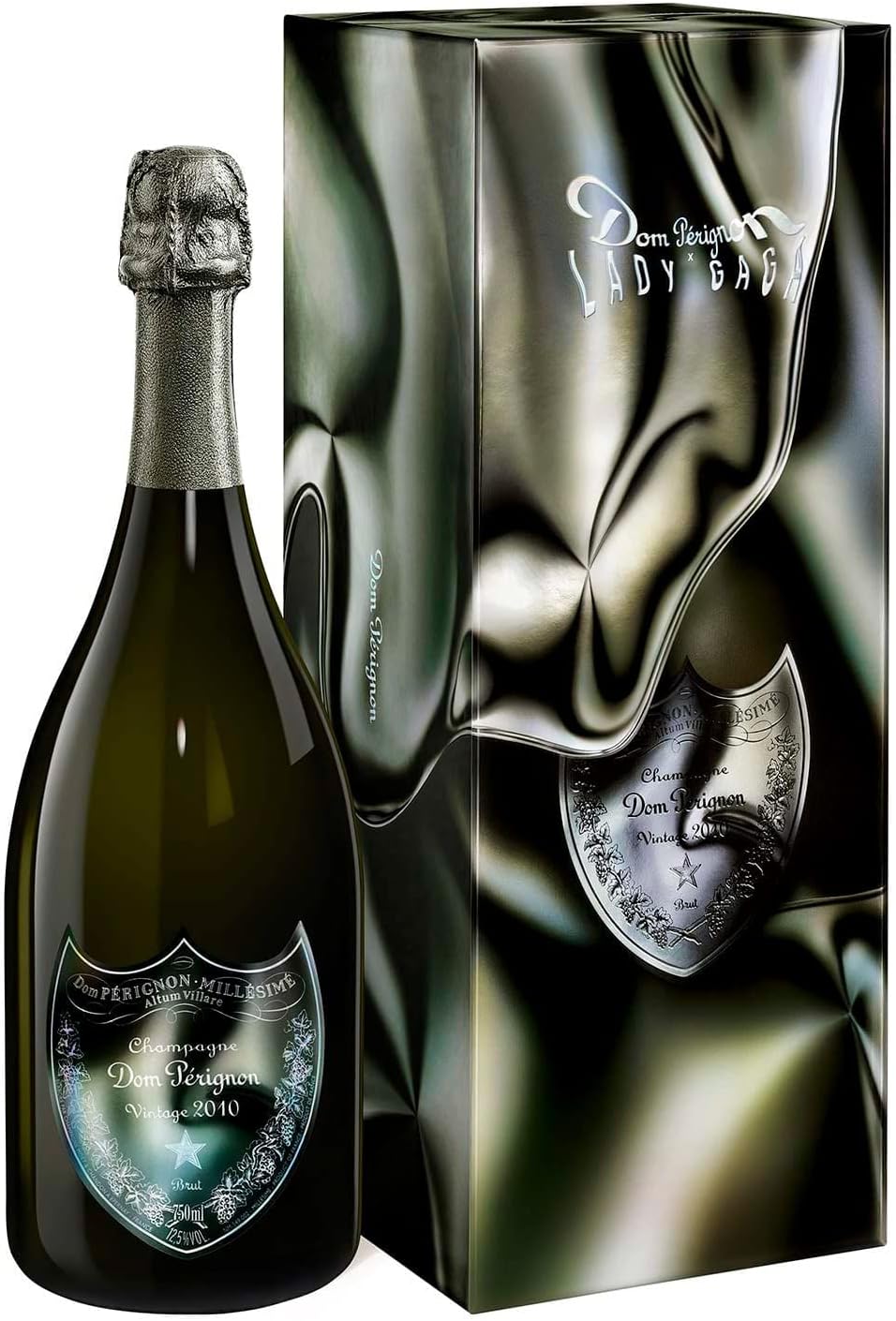 Dom Perignon Lady Gaga Vintage 2010 レア Dom Perignon Lady Gaga 2010 Limited Edition Blanc 750ml