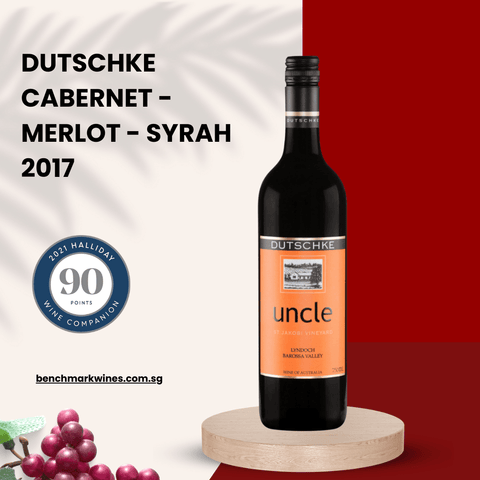 Dutschke 'Uncle' Shiraz - Cabernet - Merlot 2017, 750ml - Red WineBenchmark Wines