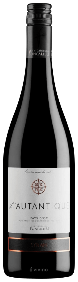 Foncalieu l'Autantique Syrah Rouge 2016 Languedoc, 750ML - Red WineBenchmark Wines