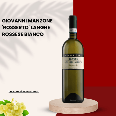 Giovanni Manzone 'Rosserto' Langhe Rossese Bianco 2016, 750ml - White WineBenchmark Wines