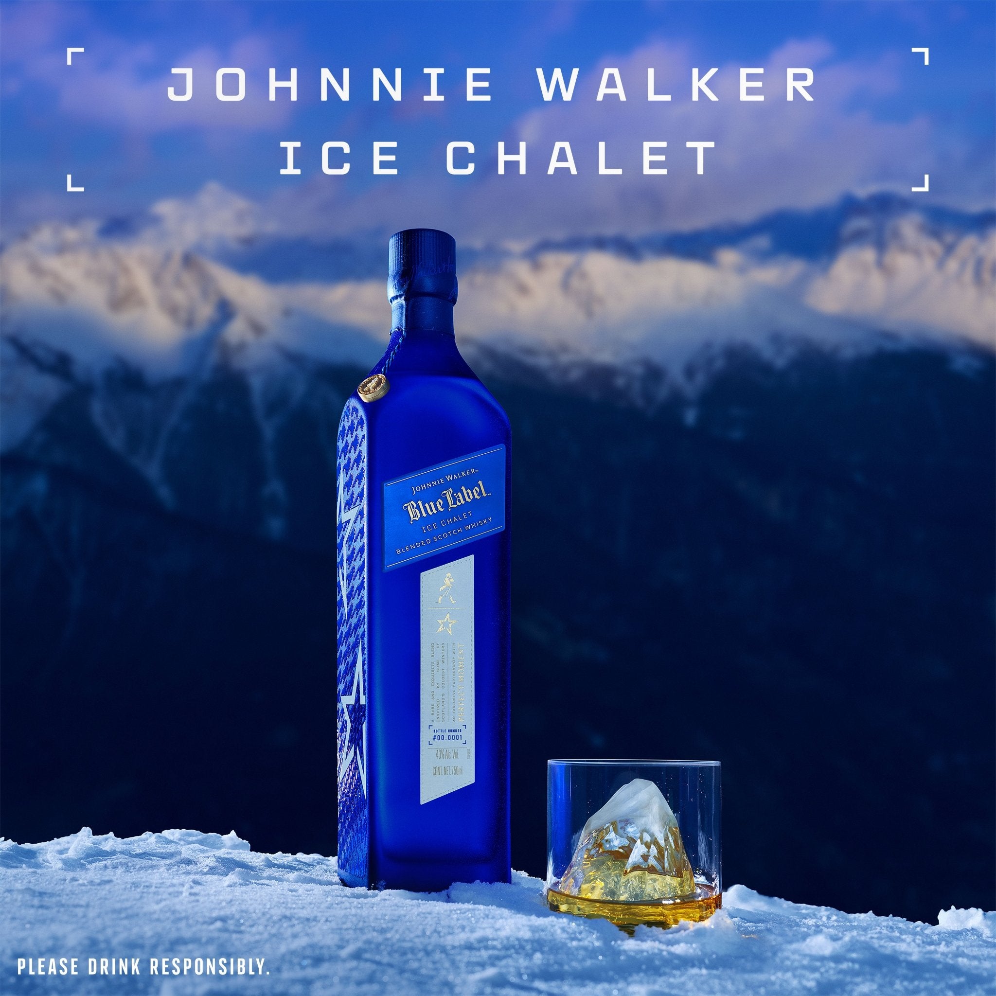 Limited Edition Johnnie Walker Blue Label Ice Chalet – Benchmark Wines