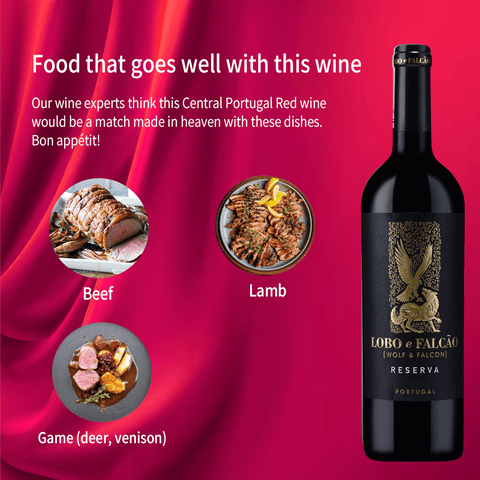 Lobo e Falcao Wolf & Falcon Reserva Tejo 2020, 750ml - Red WineBenchmark Wines
