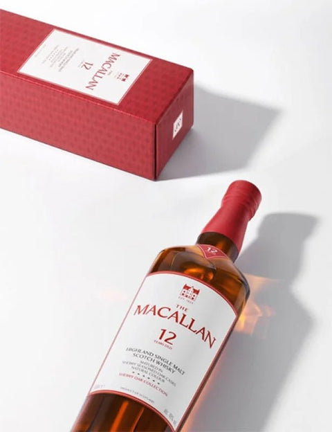 Macallan 12 Years Old Seasoned Oak Casks Single Malt Whisky, 700ml - WhiskyBenchmark Wines
