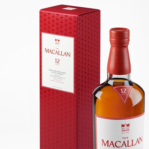 Macallan 12 Years Old Seasoned Oak Casks Single Malt Whisky, 700ml