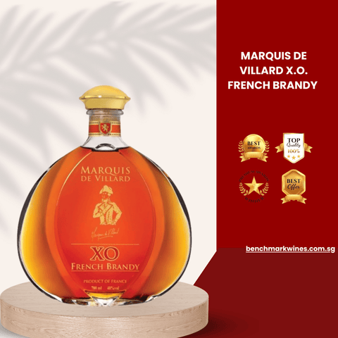 Marquis de Villard X.O. French Brandy, 700ml - BrandyBenchmark Wines