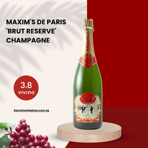 Maxim's de Paris 'Brut Reserve' NV Champagne 750ml - Sparkling WinesBenchmark Wines