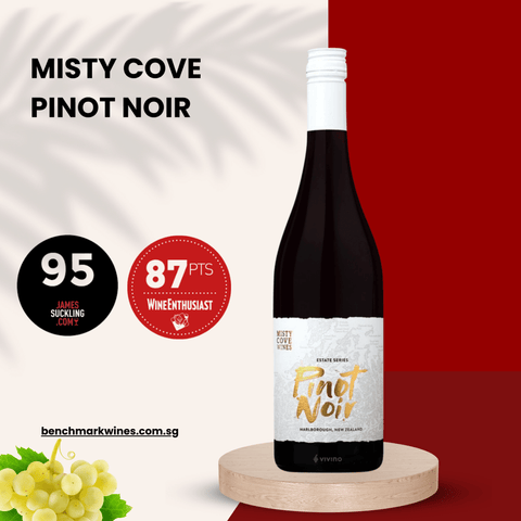 Misty Cove Estate Pinot Noir 2024 Marlborough, 750ml - Red WineBenchmark Wines