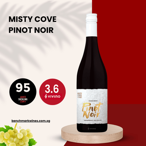 Misty Cove Estate Pinot Noir 2024 Marlborough, 750ml - Red WineBenchmark Wines