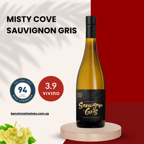Misty Cove 'Landmark Series' Sauvignon Gris 2020 Marlborough, 750ml - White WineBenchmark Wines