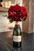 Moët & Chandon Brut Imperial NV (750ml) Artisan Floral - Neck Luxury Gift Bottle - ChampagneBenchmark Wines