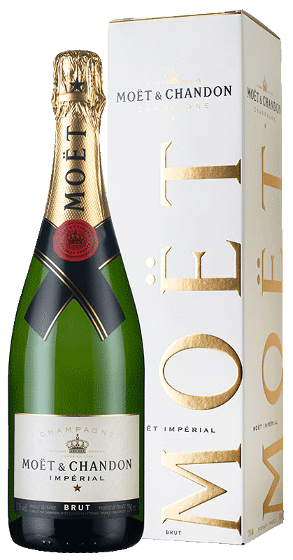 Moet & Chandon Brut NV France Champagne with Gift Box, 750ml - ChampagneBenchmark Wines