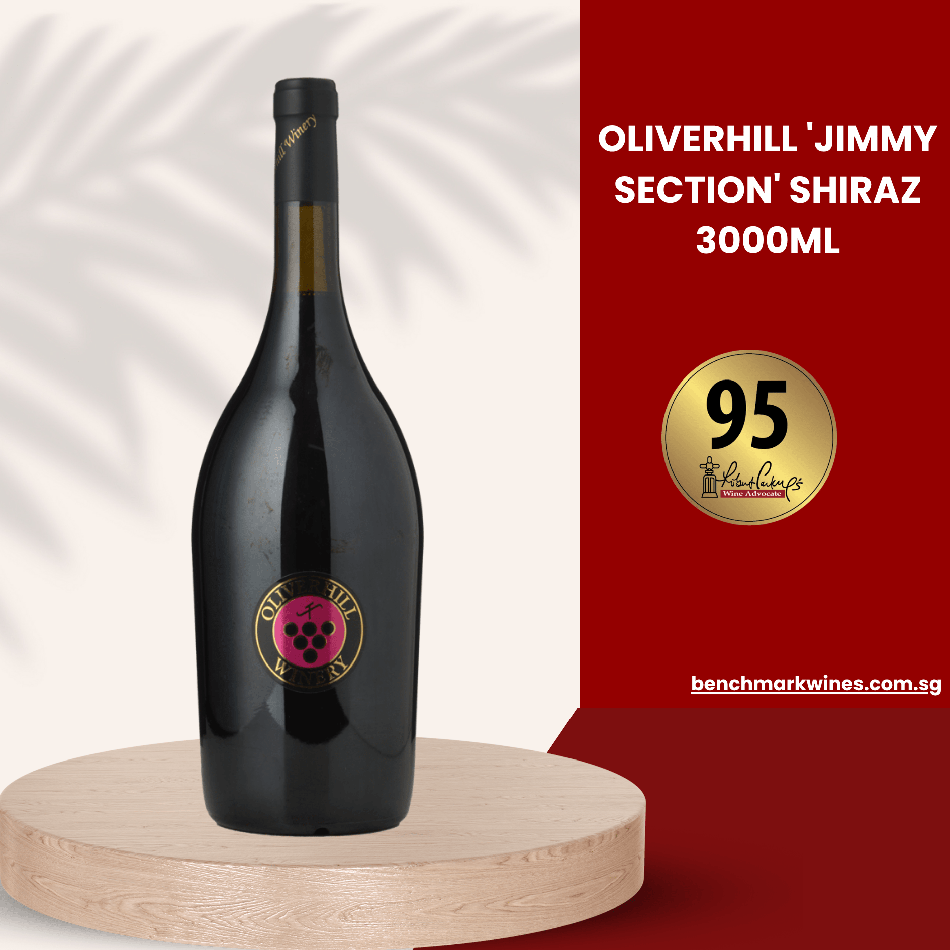 Oliverhill 'Jimmy Section' Shiraz 2004 3000ml Double Magnum