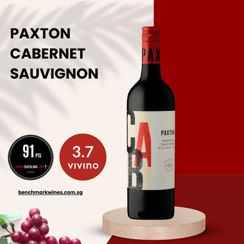 Paxton Organic Cabernet Sauvignon 2020 McLaren, 750ml - Red WineBenchmark Wines