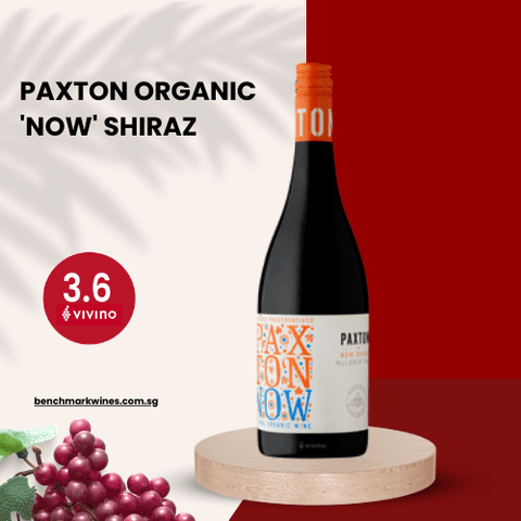 Paxton Organic Preservative Free 'NOW' Shiraz 2020 McLaren Vale, 750ml - Red WineBenchmark Wines
