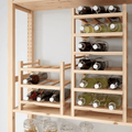 Premium Wood 9 - bottle Wine Rack - RacksBenchmark Wines