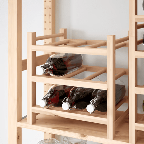 Premium Wood 9 - bottle Wine Rack - RacksBenchmark Wines