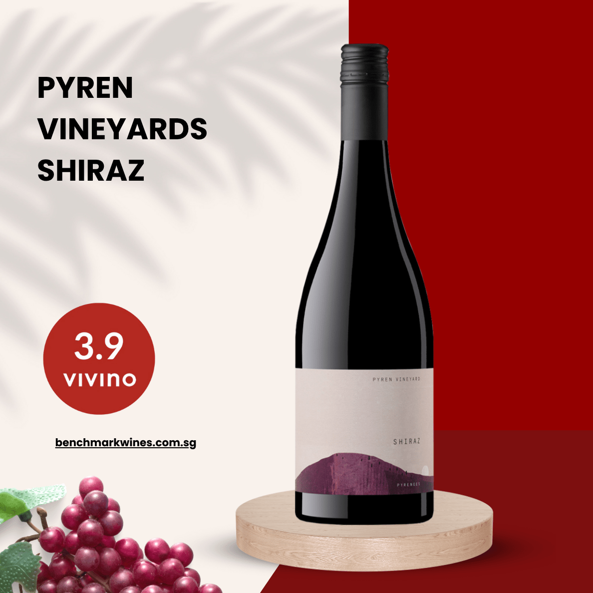 Pyren Alternative Pyren Vineyards Earthscape Shiraz 2018 Victoria, 750ml – Benchmark Wines