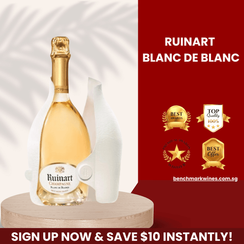 Ruinart Blanc de Blancs second skin,75cl - ChampagneBenchmark Wines