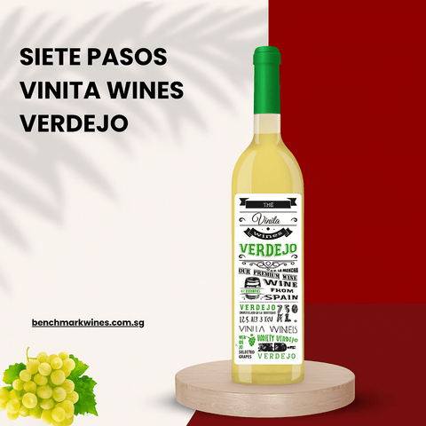 Siete Pasos Vinita Wines Verdejo 2017, Rueda, 750ml - White WineBenchmark Wines
