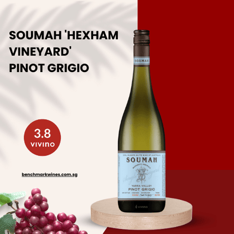 Soumah Single Vineyard Hexham Pinot Grigio 2020 Yarra Valley, 750ML - White WineBenchmark Wines
