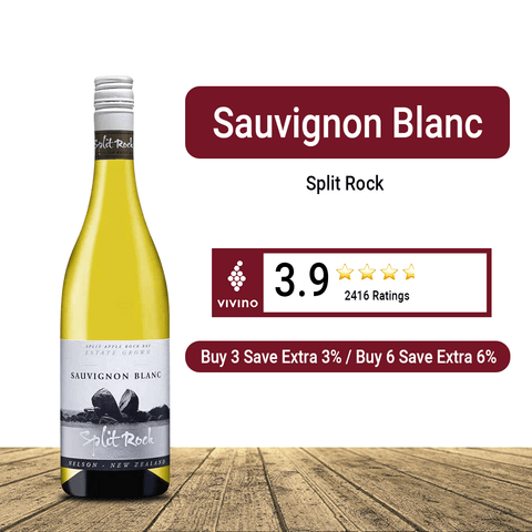 Split Rock Sauvignon Blanc Nelson 2022, 750ml - White WineBenchmark Wines