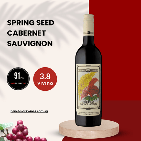 Spring Seed Wine Company Organic 'Cockscomb' Cabernet Sauvignon 2018 McLaren Vale, 750ml - Red WineBenchmark Wines