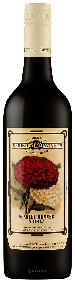 Spring Seed Wine Company 'Scarlet Runner' Shiraz 2019 (Organic) Mclaren Vale, 750ml - Red WineBenchmark Wines