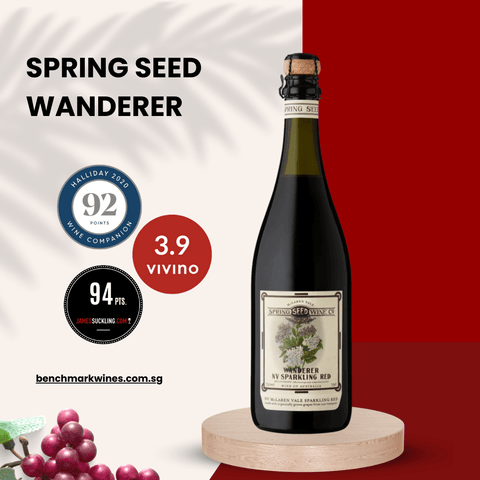 Spring Seed Wine Company 'Wanderer' Sparkling Red N.V. (Organic) 750ml - Sparkling WinesBenchmark Wines