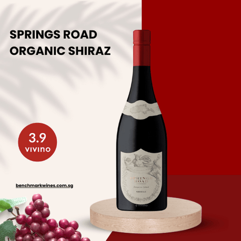 Springs Road Organic Shiraz 2017 Kangaroo Island, 750ml - Red WineBenchmark Wines