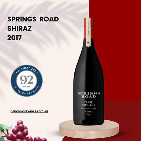 Springs Road 'Terre Napoleon' Organic Shiraz 2017 - Red WineBenchmark Wines