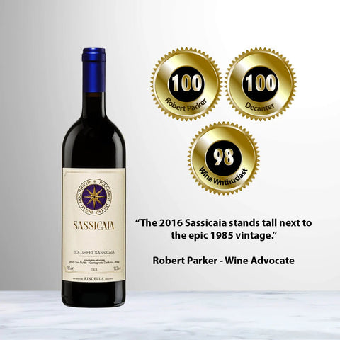 Tenuta San Guido Sassicaia 2018 750ML - Red WineBenchmark Wines