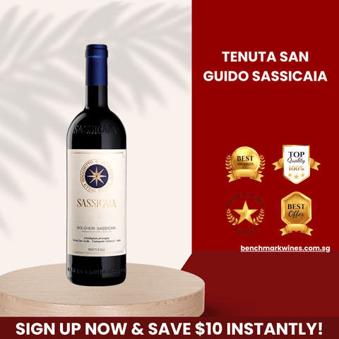 Tenuta San Guido Sassicaia 2018 750ML - Red WineBenchmark Wines
