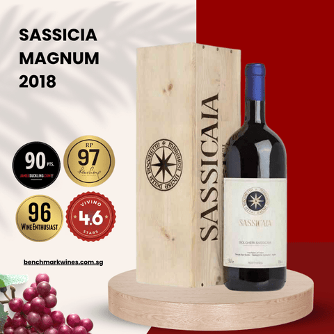Tenuta San Guido Sassicaia Magnum Tuscany 2018 - Red WineBenchmark Wines