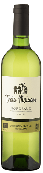 Trois Maisons Blanc Sauvignon Blanc and Sémillon 2018 Bordeaux, 750ml - White WineBenchmark Wines