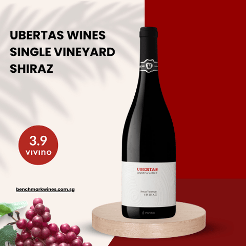 Ubertas Wines Single Vineyard Shiraz 2017 Barossa Valley, 750ml - Red WineBenchmark Wines