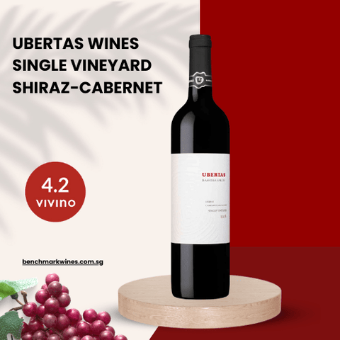 Ubertas Wines Single Vineyard Shiraz - Cabernet 2017 Barossa Valley, 750ml - Red WineBenchmark Wines